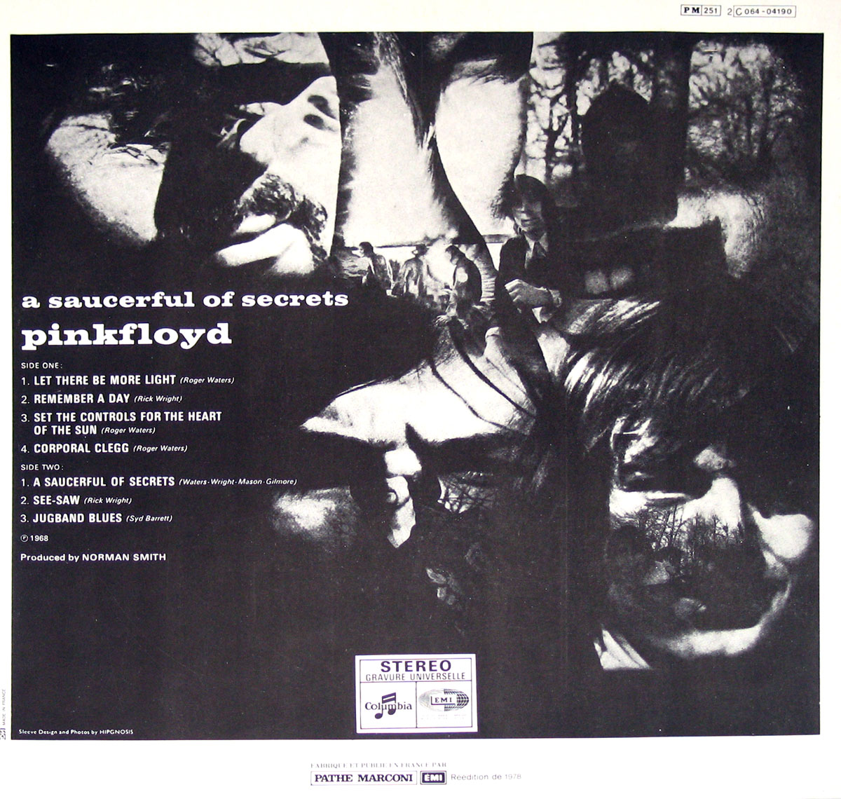 High Resolution Photo #2 PINK FLOYD Saucerful Secrets France 